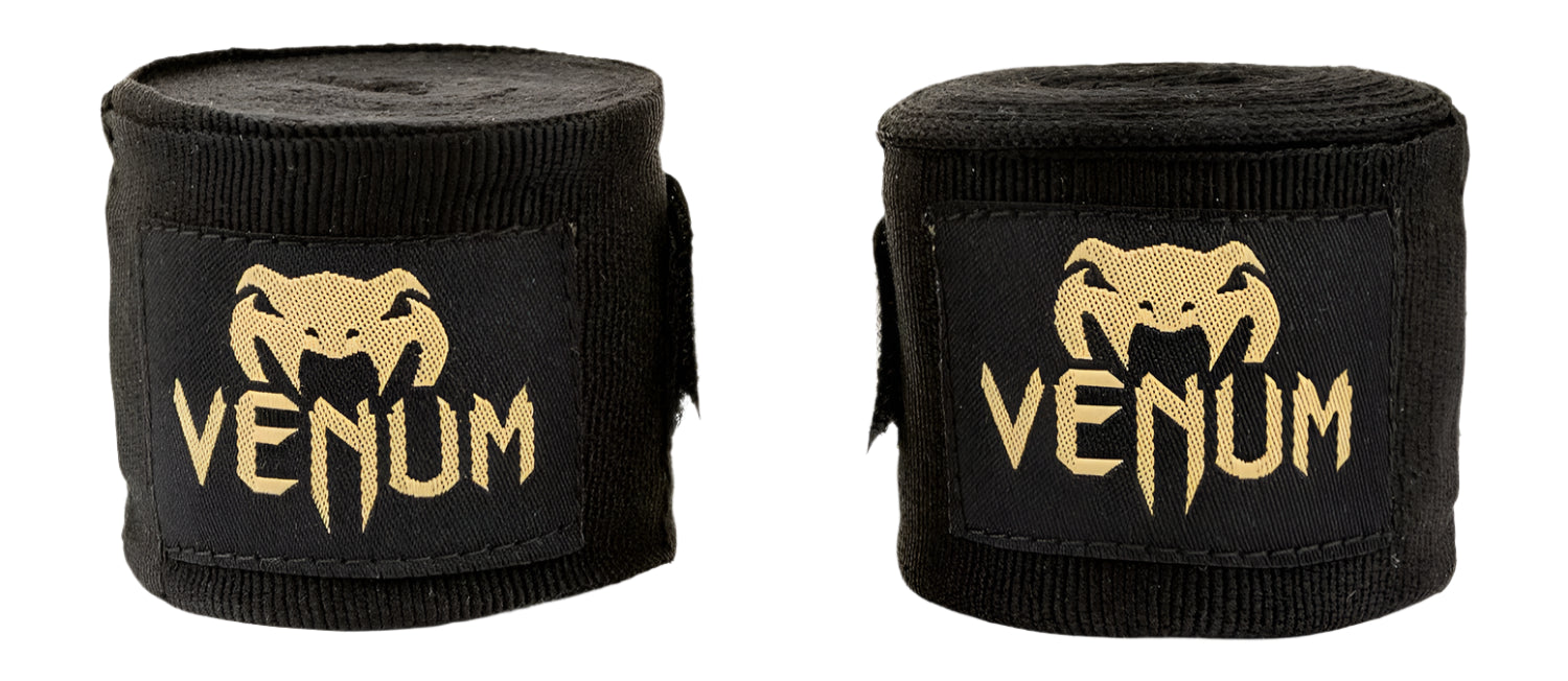 Venum Kontact Boxing Handwraps - 2.5m - Black/Gold