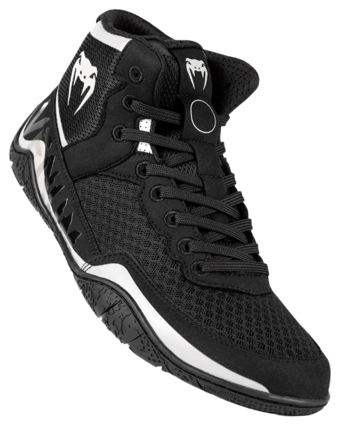 Venum Elite Wrestling Shoes - Black/Sand