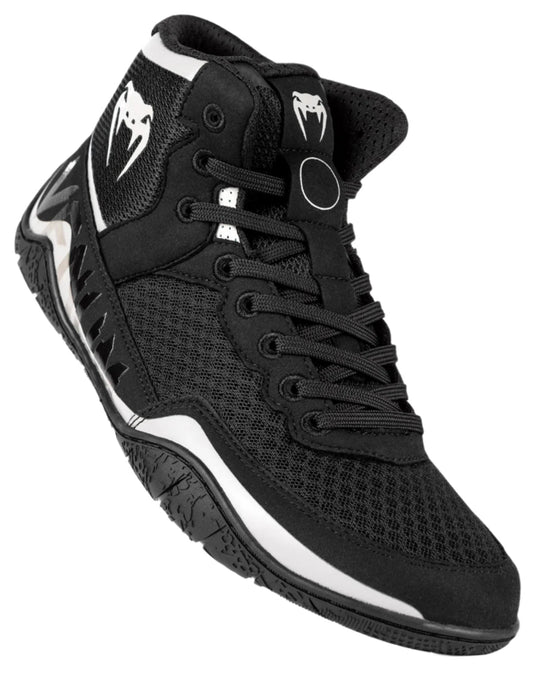 Venum Elite Wrestling Shoes - Black/Sand