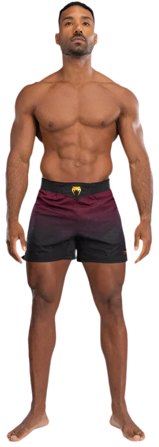 Venum Tactical XT Fightshort - Black/Burgundy/Gold