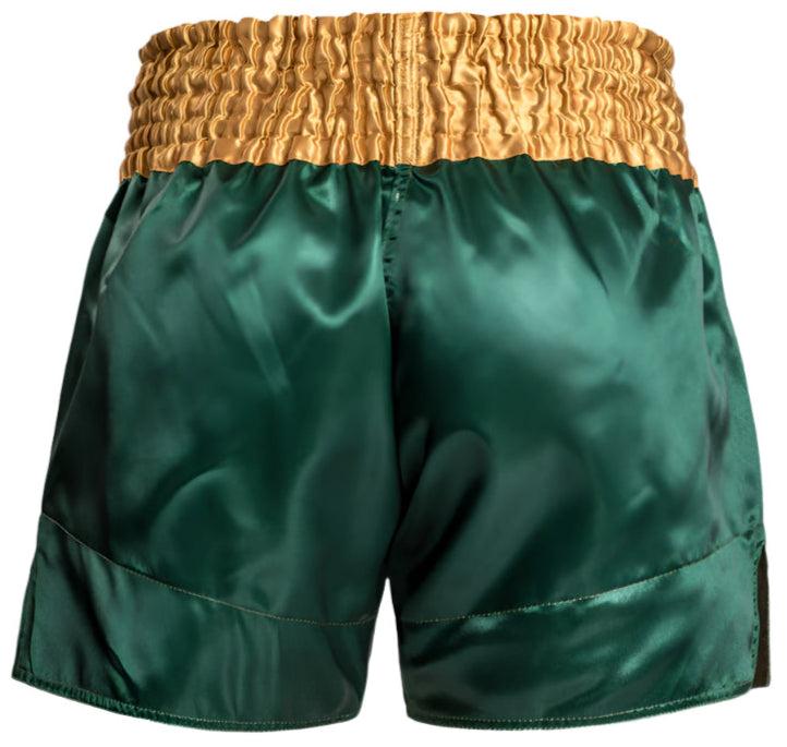 Venum Classic Muay Thai Short - Green/Gold/White