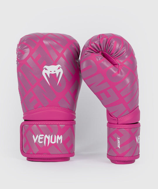 Venum Contender 1.5 XT Boxing Gloves - White/Pink