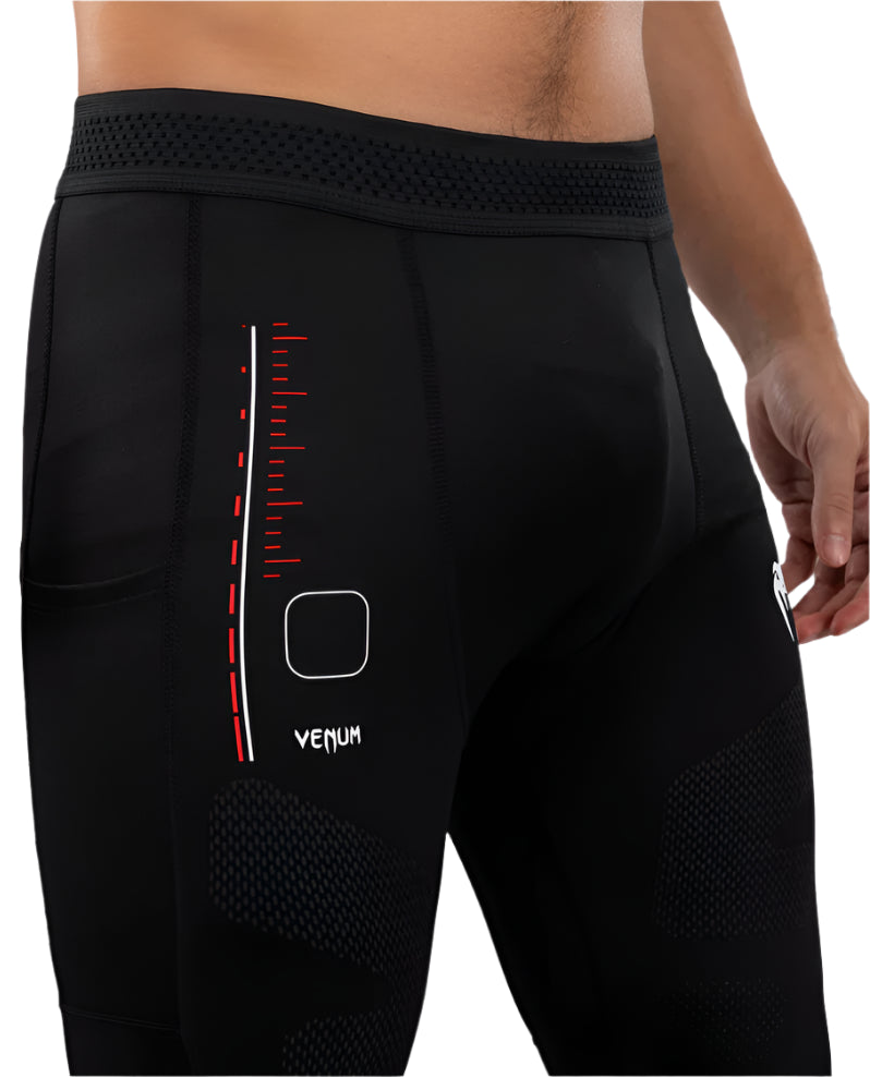 Venum Tactical XT Spats - Black/Fire Red