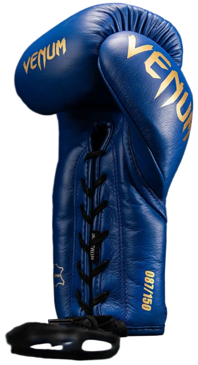 Venum X Chimaev Wild Borz Giant 2.0 Khamzat Pro Boxing Gloves - Blue/Gold