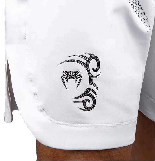 Venum x Mike Tyson Tiger Boxing Shorts - Optical White/Deep Black