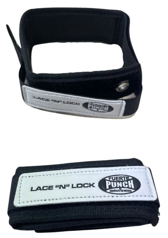 Punch Boxing Gloves - Trophy Getters® - Lace & Lock - Black