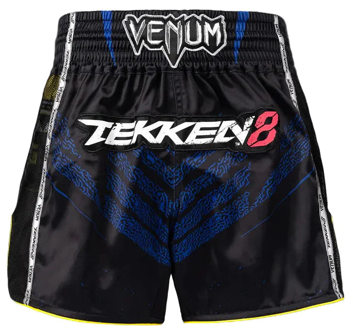 Venum x TEKKEN 8 Muay Thai Shorts - King - Black/Yellow