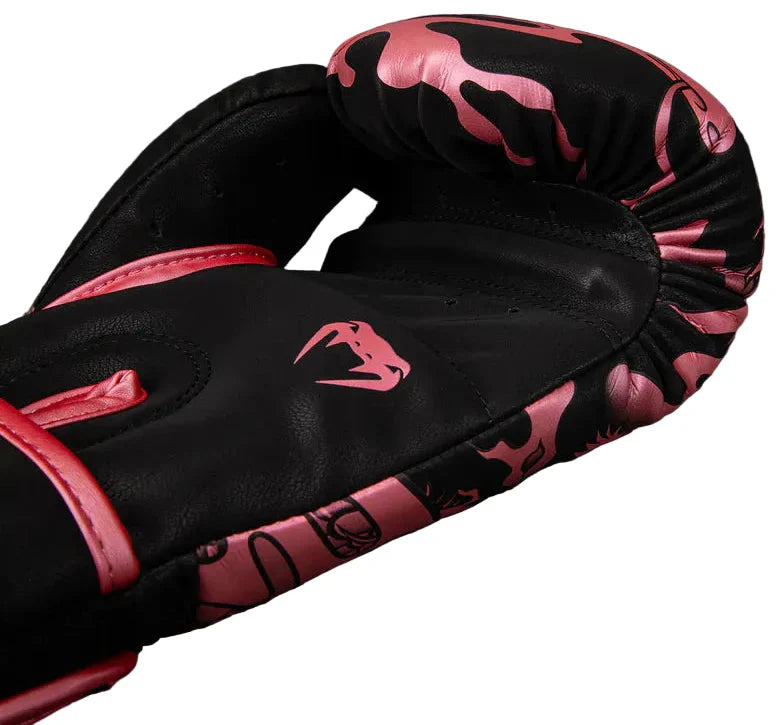 Venum Dragon's Flight Boxing Gloves Black/Metallic Pink