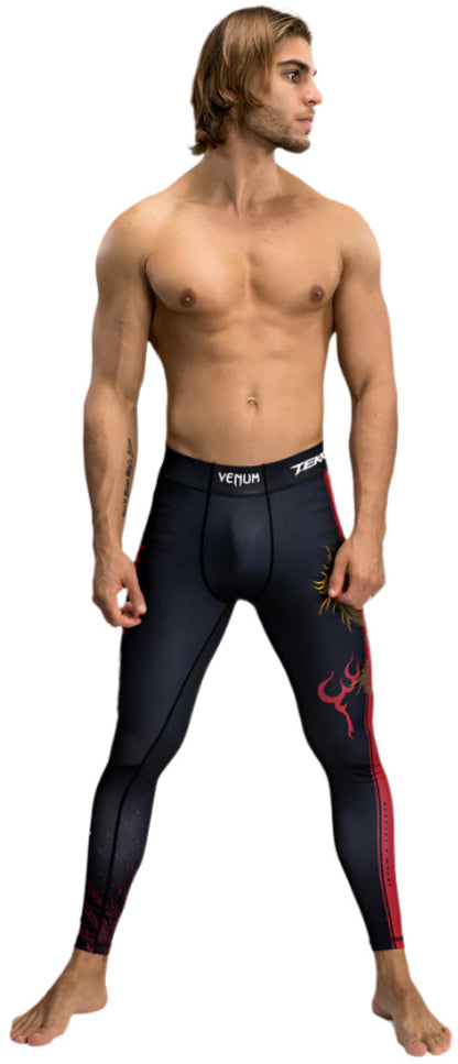 Venum X TEKKEN 8 - Marshall Law Spats - Black/Red/Gold