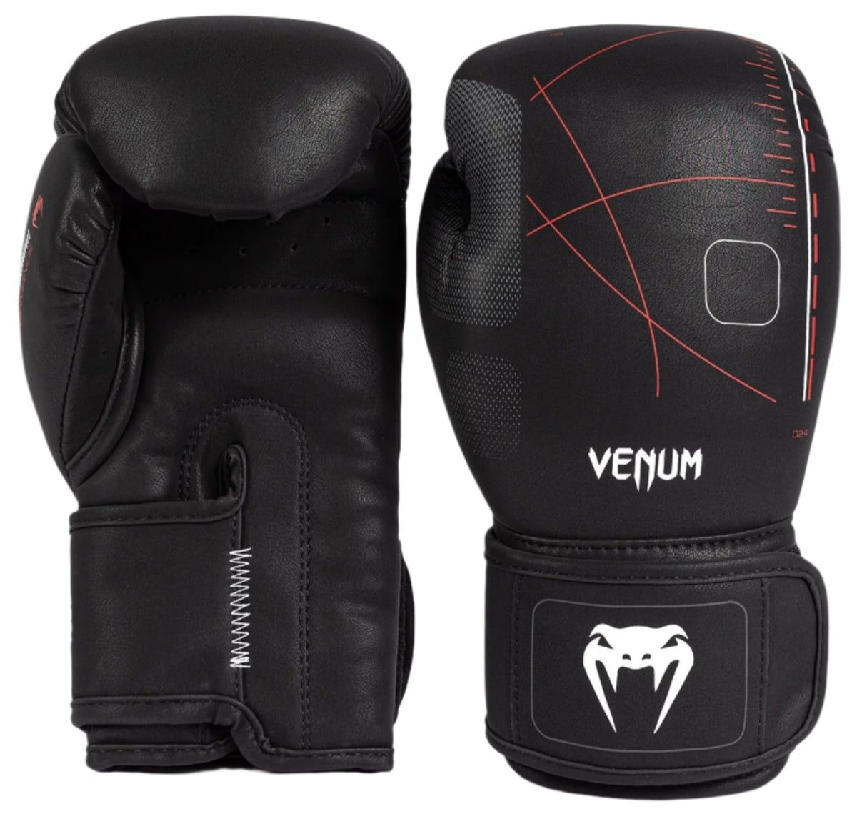 Venum Tactical XT Boxing Gloves - Black/Fire Red