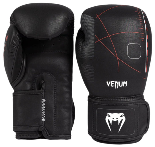 Venum Tactical XT Boxing Gloves - Black/Fire Red