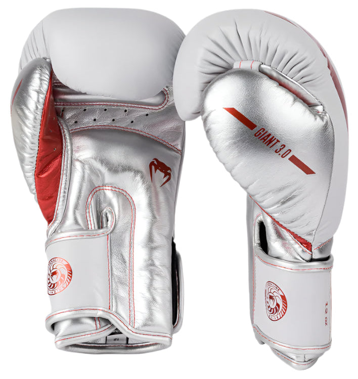 Venum Giant 3.0 Boxing Gloves - Special Edition - Red/Silver
