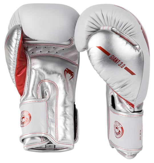 Venum Giant 3.0 Boxing Gloves - Special Edition - Red/Silver