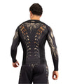 Venum Tiger Men's Long Sleeve Rashguard - Black/Neon Orange