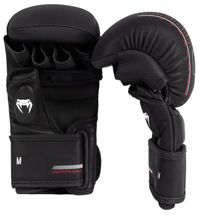 Venum Tactical XT Sparring Gloves - Black/Fire Red