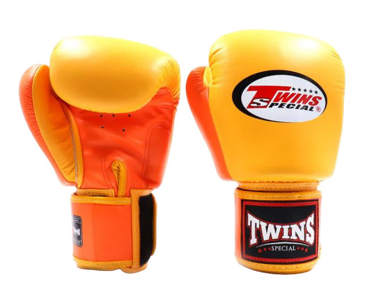 Twins Special Boxing Gloves - Orange/ Yellow