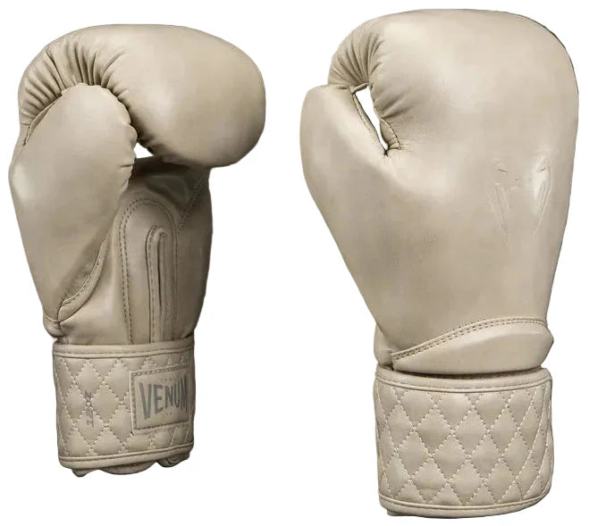 Venum Impact Classic Boxing Gloves - Ivory