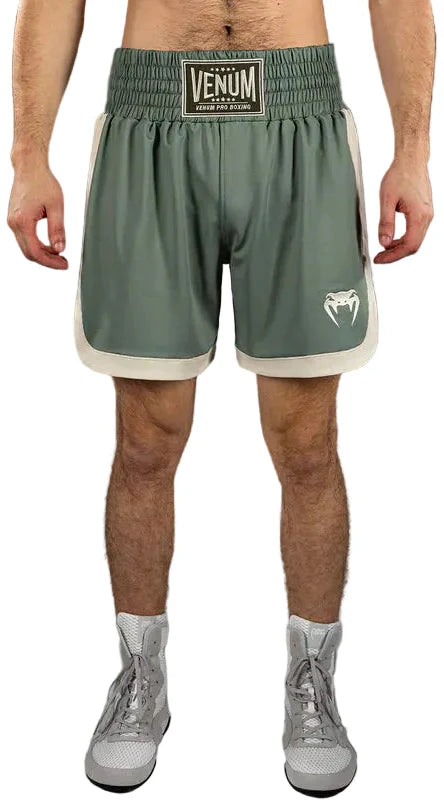 Venum Classic Boxing Shorts - Aqua Green/Ivory
