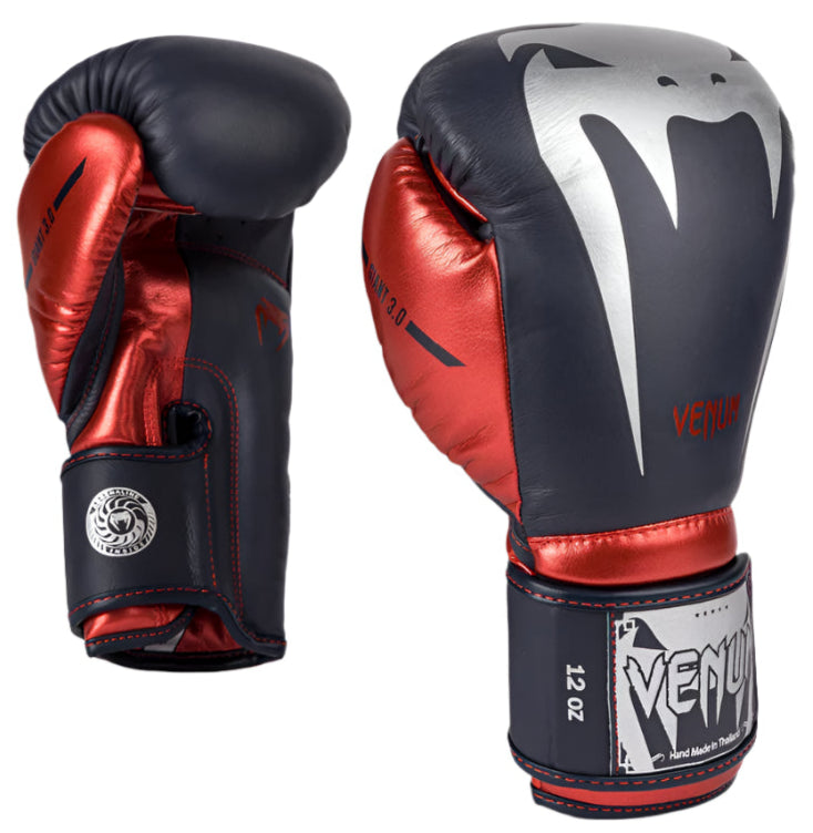 Venum Giant 3.0 Boxing Gloves - Special Edition - Navy Blue/Red
