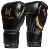 Hit N Move Boxing Gloves - Hook & Loop - 1.5 lbs - Black/Gold