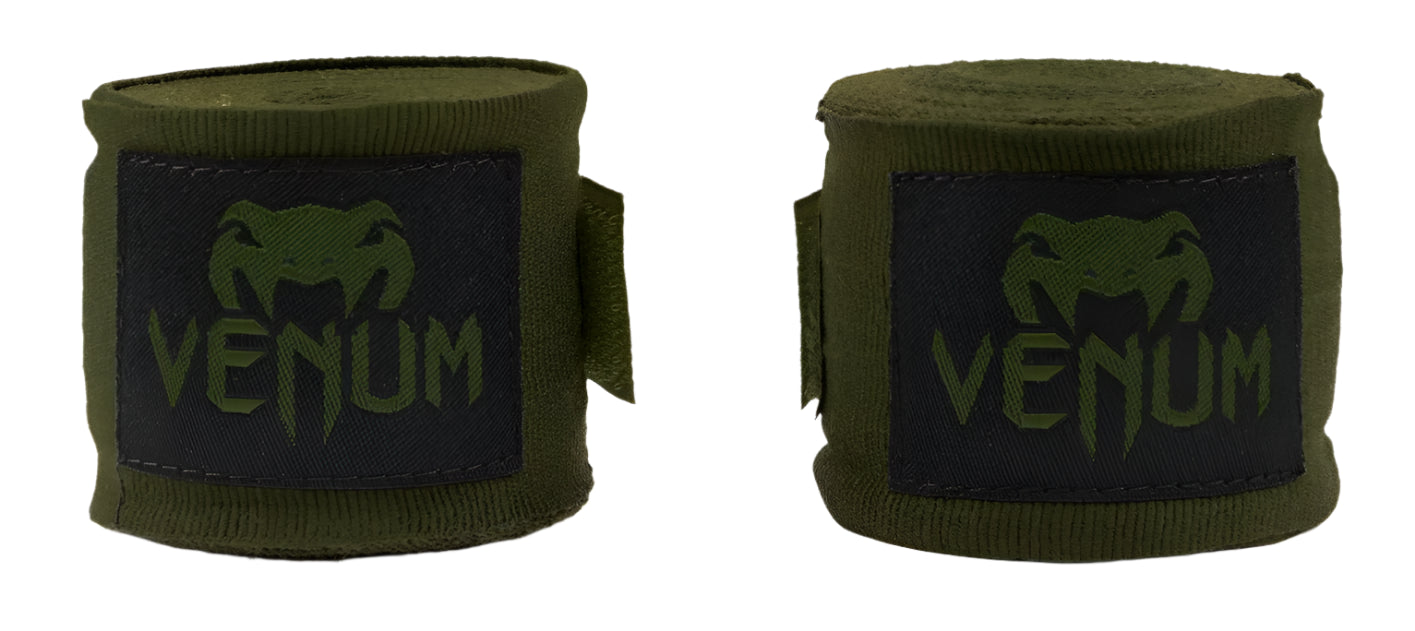 Venum Kontact Boxing Handwraps - 2.5m - Khaki/Black