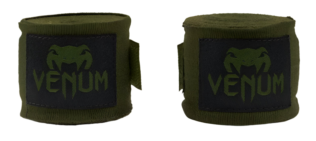 Venum Kontact Boxing Handwraps - 2.5m - Khaki/Black