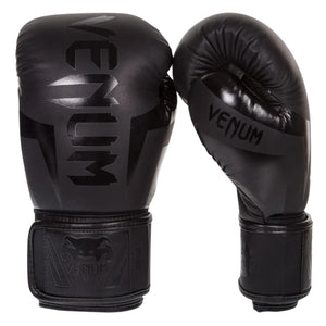 Venum Elite Boxing Gloves - Black