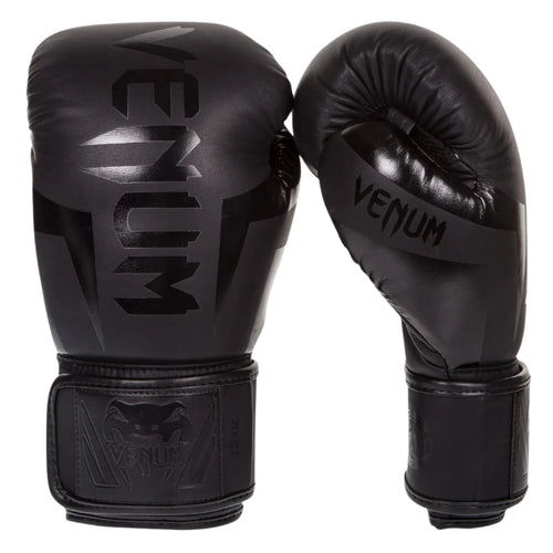 Venum Elite Boxing Gloves - Black