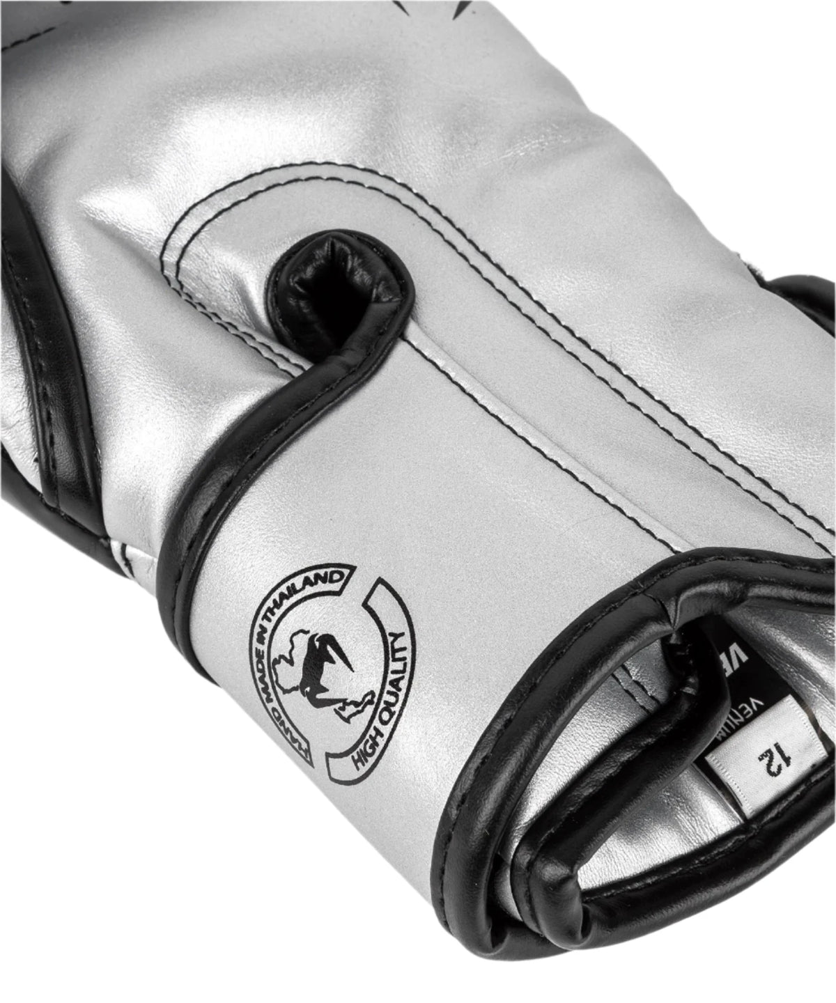 Venum Elite Boxing Gloves - Silver/Black