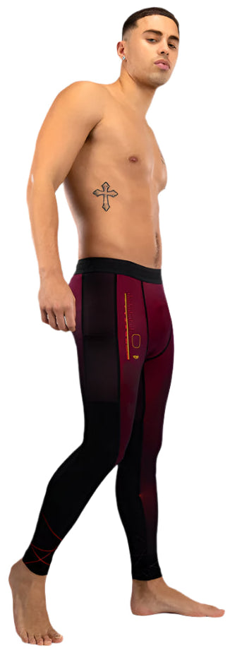 Venum Tactical XT Spats - Black/Burgundy/Gold