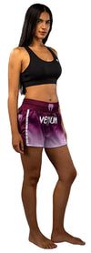 Venum Iris Muay Thai Shorts - Plum/White