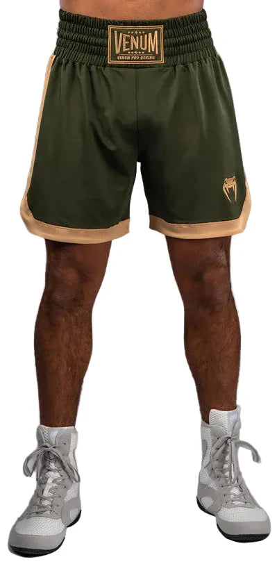 Venum Classic Boxing Shorts - Military Green/Sand