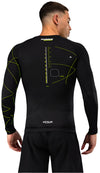Venum Training Camp 4.0 Long Sleeve Rashguard - Black/Neon Green