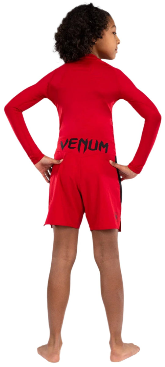 Venum Light Kids Fight Shorts - Cherry Red
