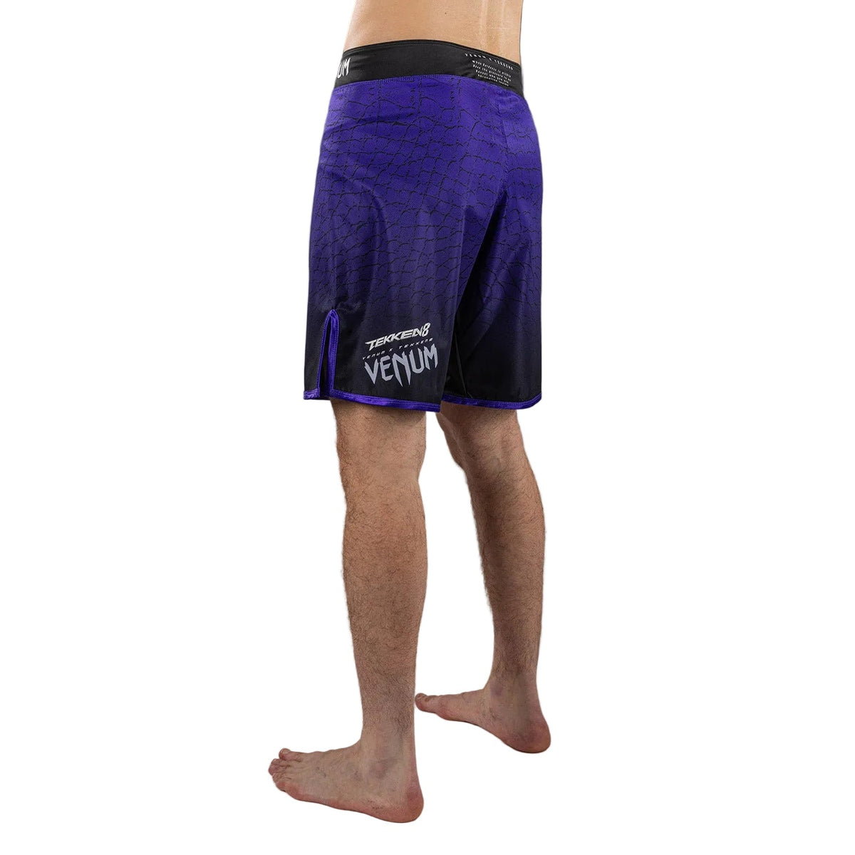 Venum x TEKKEN 8 Fight Shorts - Kazuya - Black/Purple