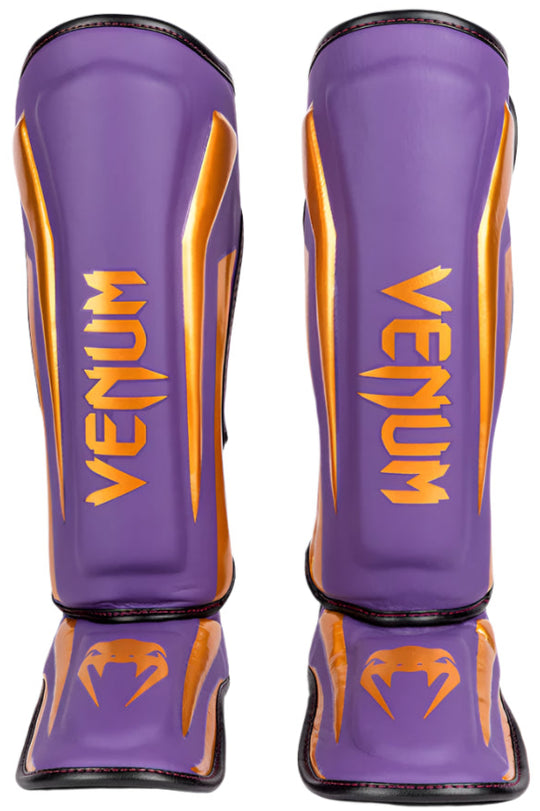 Venum Elite Shin Guards - Special Edition - Dark Purple