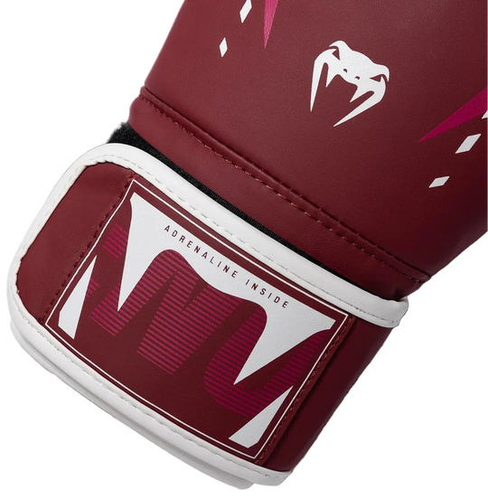 Venum Adrenaline Boxing Gloves – Burgundy/Pink