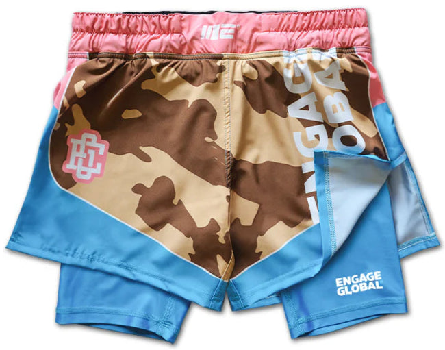 Engage Miami Camo 2-in-1 Hybrid Shorts