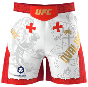 Venum Men's UFC Unrivaled White Merab Dvalishvili Short Fit Fight Short