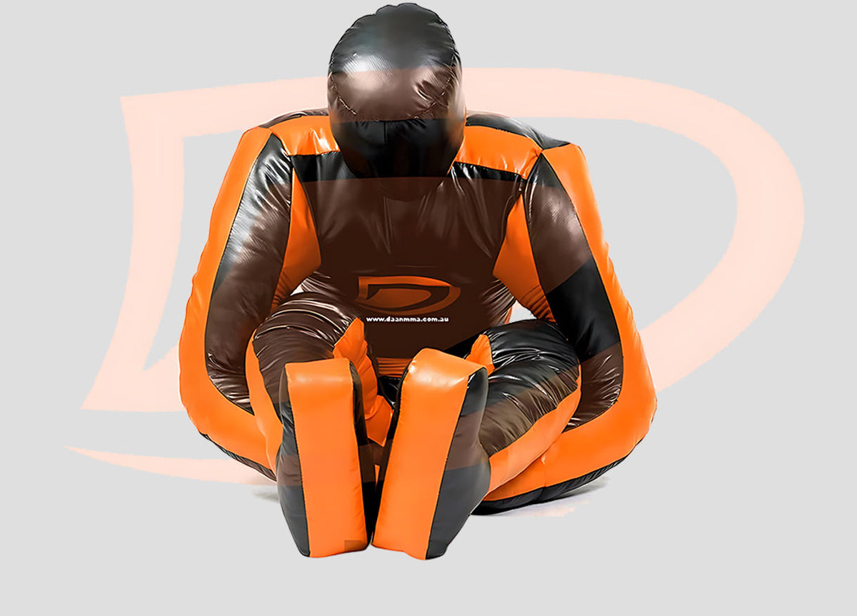DAAN MAA Premium Vinyl Spidy BJJ Grappling Dummy - Orange