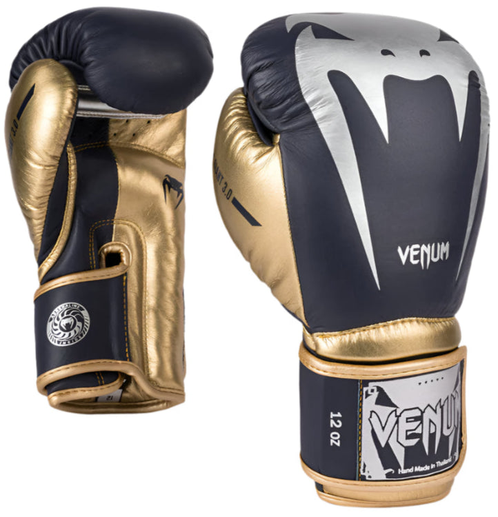 Venum Giant 3.0 Boxing Gloves - Special Edition - Navy/Gold