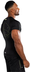 Venum Training Camp 4.0 Short Sleeve Rashguard - Black/Neon Green