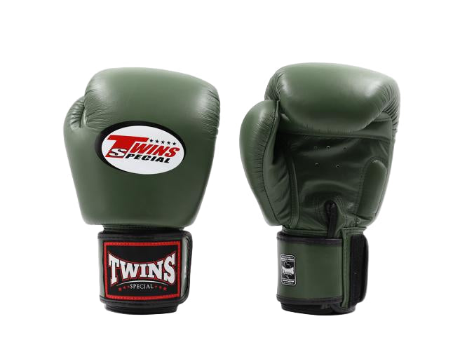 Twins Special Boxing Gloves - Olive
