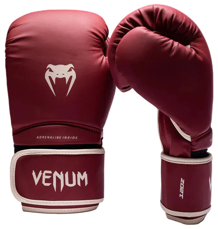 Venum Contender 1.5 Boxing Gloves - Burgundy/ Sand