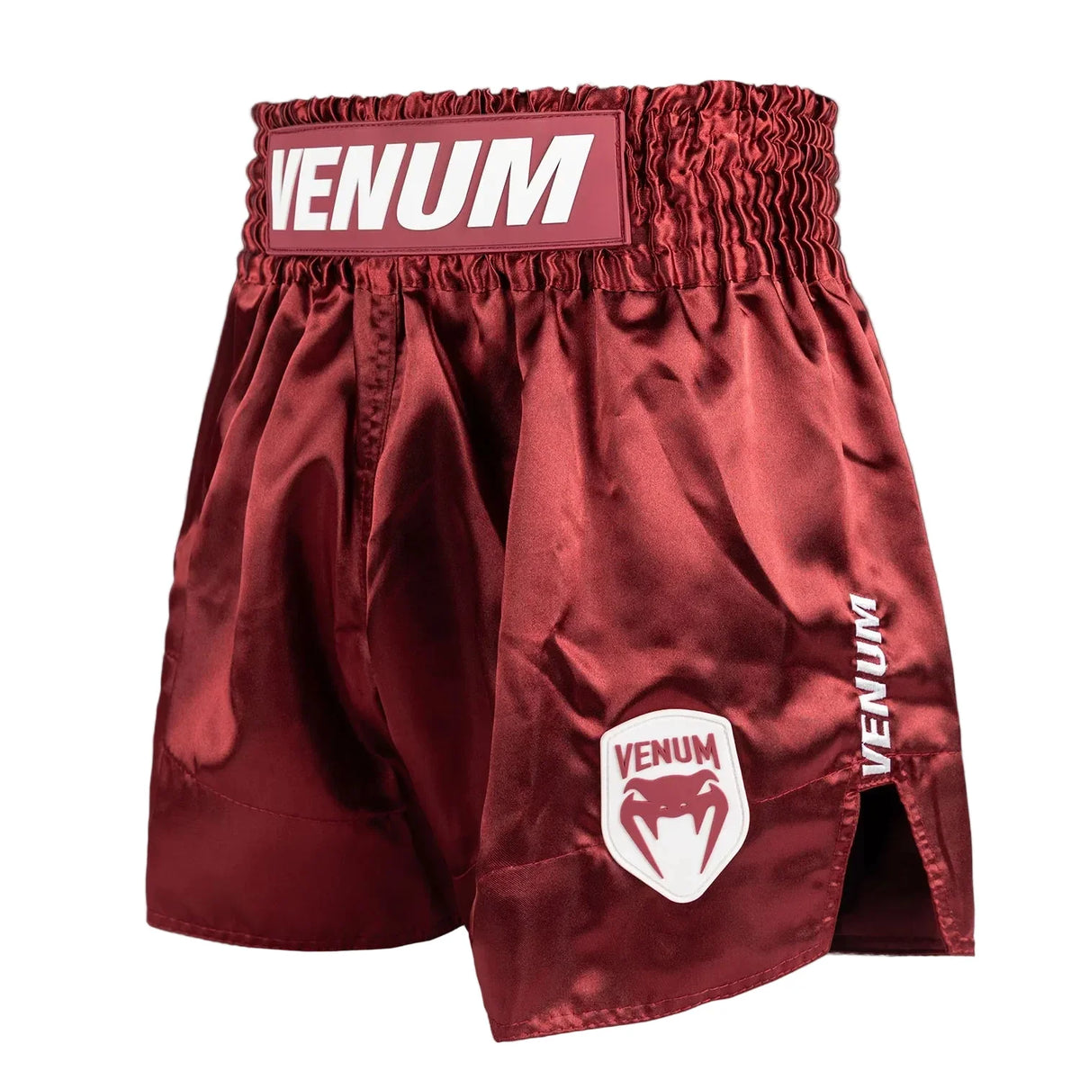 Venum Classic Evo Muay Thai Shorts - Burgundy