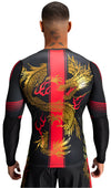 Venum X TEKKEN 8 - Marshall Law Rashguard - Black/Red/Gold