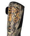 Venum Tiger Shin Guards - Black/Neon Orange