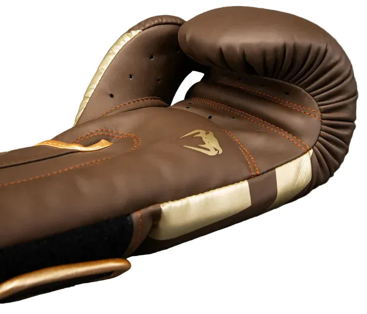 Venum Elite Boxing Gloves - Dark Brown