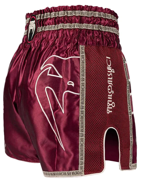 Venum x Rajadamnern Muay Thai Shorts - Burgundy