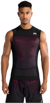Venum G-Fit Air Men's Sleeveless Rashguard - Deep Black/Fire Red